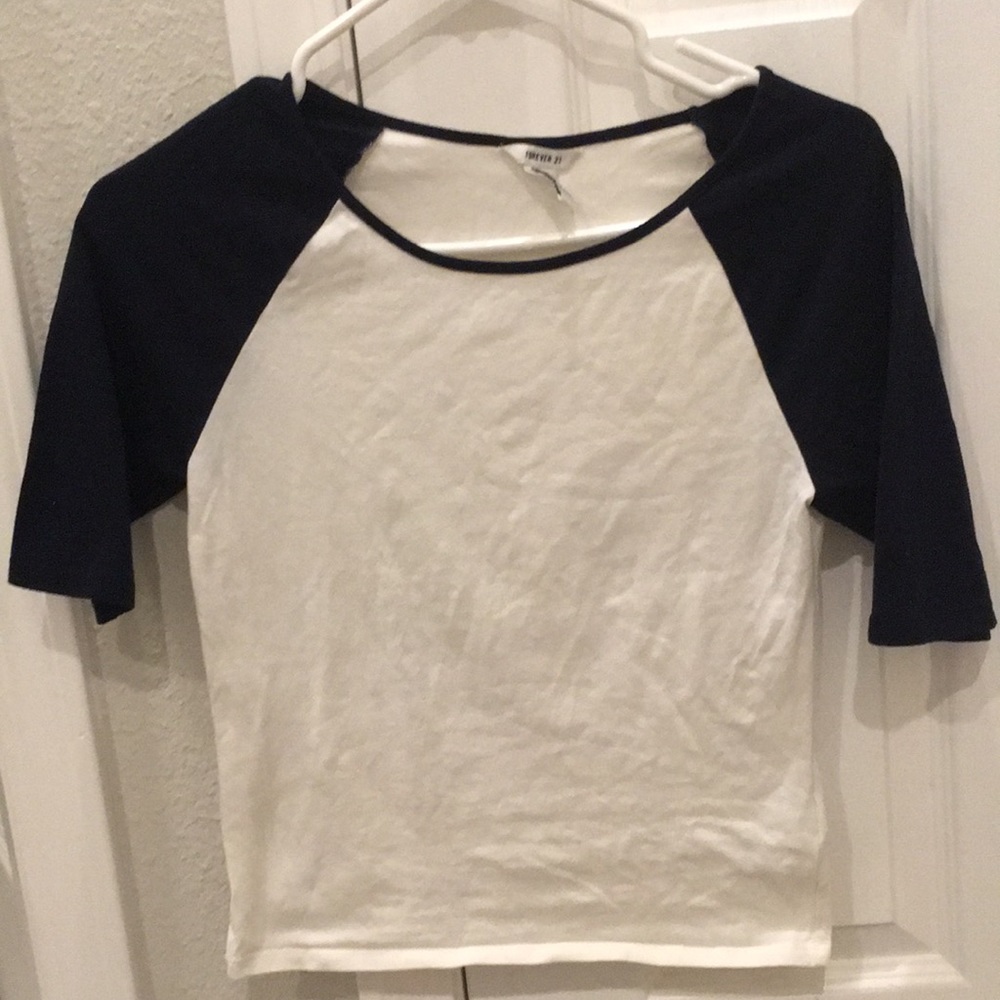 3/$10 F21 Stretchy Baseball Tee